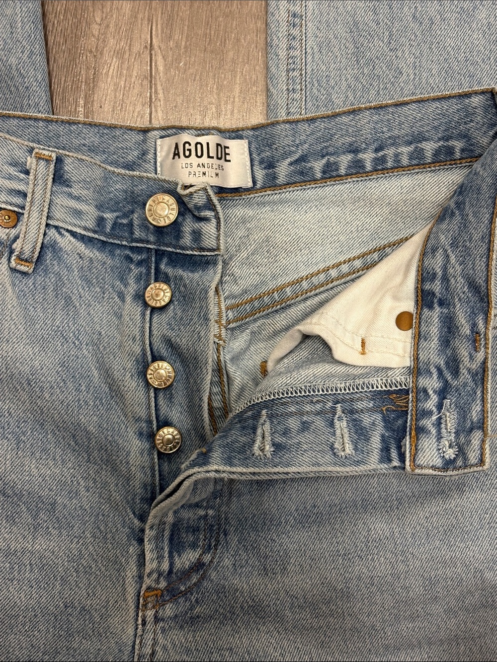 Agolde Riley High straight jeans - Picture 6 of 8